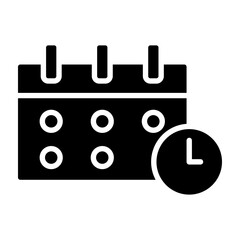 Appointment Glyph Icon