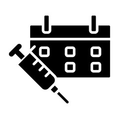 Vaccine Glyph Icon