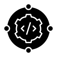 Api Glyph Icon