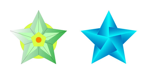 Stars. Christmas holidays. Celebration. Illustration