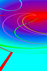 Abstraction in color with lines for wrapping paper, design.