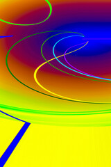 Abstraction in color with lines for wrapping paper, design.