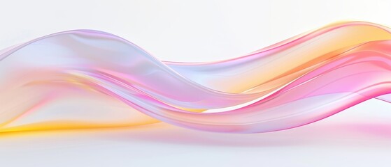 Vibrant abstract backdrop with flowing curved lines in vivid colors against a blank space, capturing a sense of fluidity and movement.