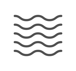 Water related icon outline and linear vector.
