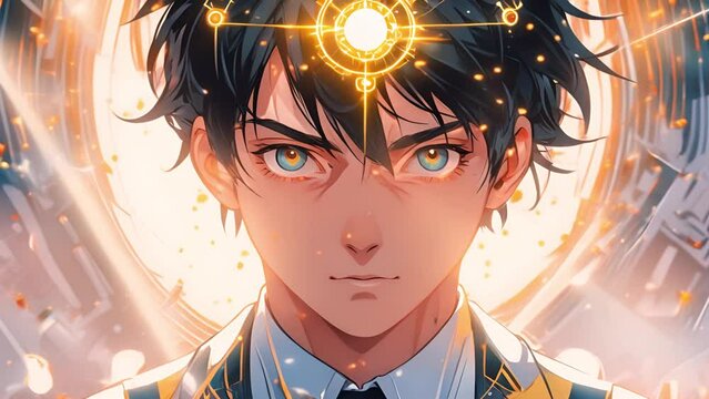 アニメ系の男性イラスト,Generative AI 