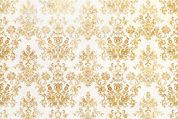 pattern oro stile royal e regency su sfondo bianco