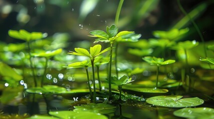 Thalia dealbata Fraser A Popular Aquatic Plant for Garden Cultivation