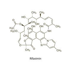 5HETE, 5-hydroxyeicosatetraenoate skeletal structure diagram.prostanoid compound molecule scientific illustration on blue background.