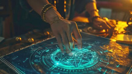 Astrologer calculates natal chart and makes a forecast. Generative AI