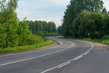 road in the forest