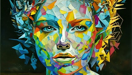  Abstraktion Sur Fantasie 16x9. Hintergrund für das Design 2.