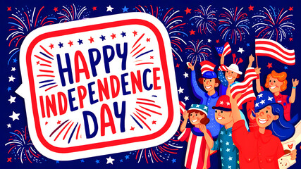 Happy 4th of July USA Independence Day