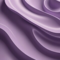 Obraz premium Platinum Edge of Lavender Curves Abstract 3D Render 
