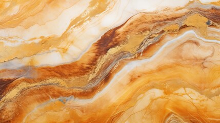 White and gold Marble Swirls And Agate Ripples Luxury Texture. Golden colors wallpaper. High quality AI generated image mural