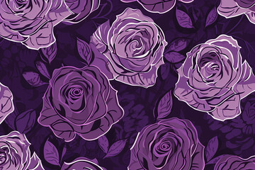 purple roses background