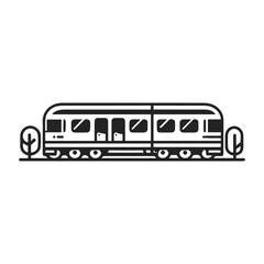 Cargo Freight Train going through Mountain area