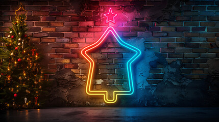 Christmas Quiz neon sign