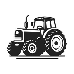 Tractor icon sign symbol design. Vector illustration of tractor, suitable for any business related to farm industries