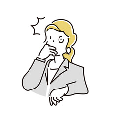 Office worker's emotions