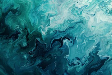 Obraz premium A large, swirling blue