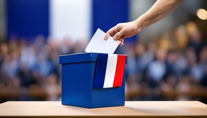 Urne de vote fran&ccedil;aise