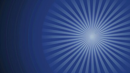 blue and white rays gradient circular on a dark blue background