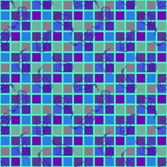 Summer drink seamless cocktails cartoon ice pattern for wrapping paper