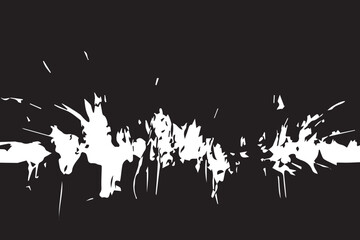 Abstract grunge grid halftone background pattern Black and white line illustration Overlay monochrome black and white vector illustration background texture