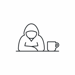 missing cup of tea coffee icon