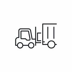 forklift load to truck icon