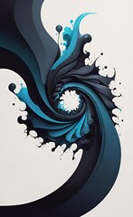 abstract background with swirls
