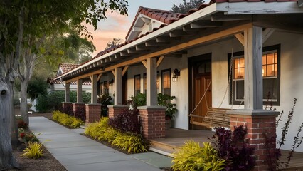Fototapeta premium california bungalow vs craftsman