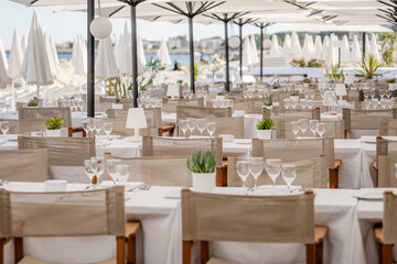 table setting for a dinner