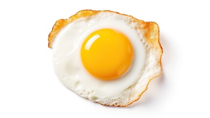 Close-Up of a Sunny-Side Up Fried Egg