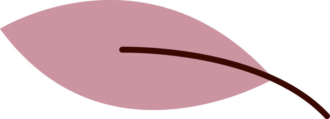 Autumn Leaf Hand Drawn