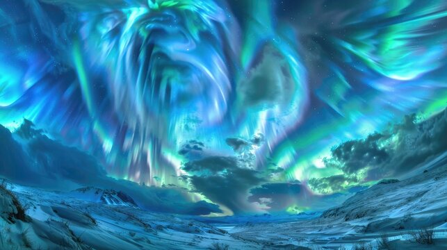 Experience the captivating spectacle of the Aurora Borealis lighting up the sky in Yakutsk Siberia replacing the traditional summer celebration Yhyakh Tuymaady of the Yakut people with a me
