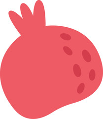 Pomegranate Hand Drawn