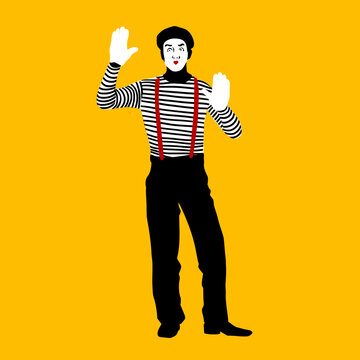 recommend clip art: Mimic vector silhouette