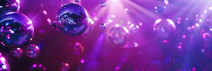 purple party music concept