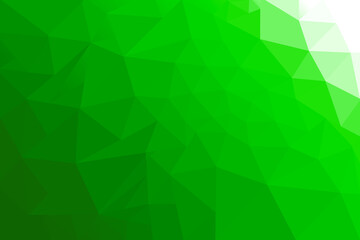 Low Poly Green Gradient Background Modern Geometric Abstract Art Design for Tech and Graphics