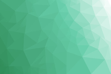 Low Poly Gradient Background with Shades of Green and Teal for Digital Projects and Designs