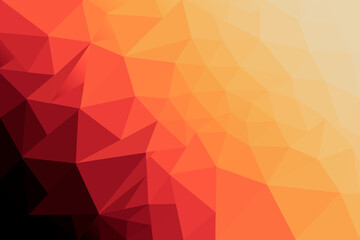 Obraz premium Low Poly Gradient Background in Orange Red and Yellow Tones Perfect for Design Projects and Web Use