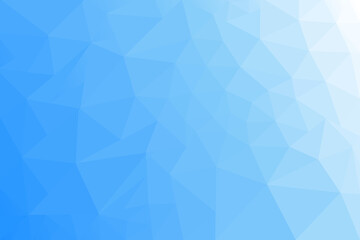 Low Poly Abstract Background with Blue Gradient for Web Design and Graphics
