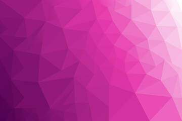 Low Poly Triangle Background with Gradient Shades of Pink and Purple Geometric Design