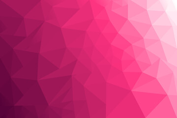 Low Poly Gradient Background with Shades of Red and Pink for Web Design and Graphics
