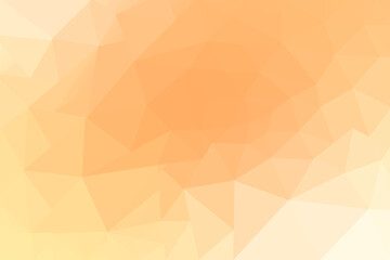 Low Poly Gradient Background in Warm Orange and Yellow Tones Abstract Geometric Design