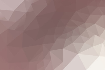 Low Poly Gradient Background in Shades of Pink Red and Beige with Geometric Texture Design