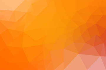 Low Poly Gradient Background with Vibrant Orange Yellow and Red Geometric Shapes for Graphic Design