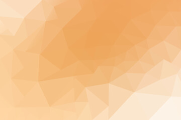 Warm Orange and Peach Low Poly Gradient Background Bright and Abstract Geometric Design