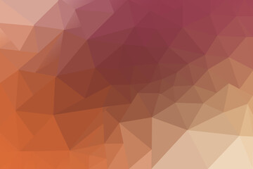 Warm Tones Low Poly Gradient Background with Brown Red and Beige Hues Perfect for Web Design